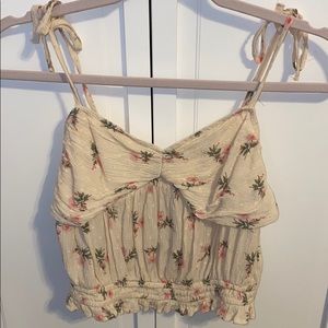 Floral crop top